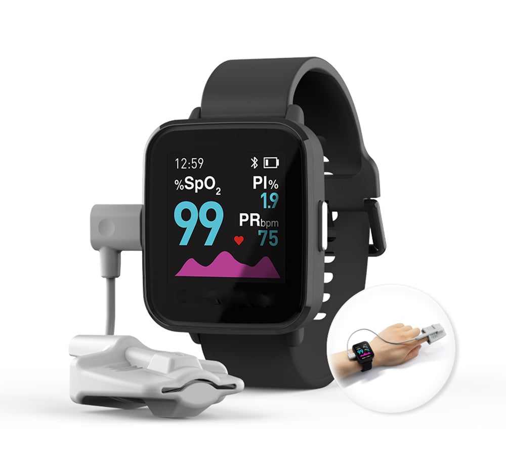 Wireless Wrist Pulse Oximeter - Sleep Monitoring Device - Sleep ...