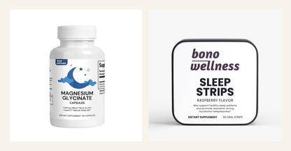 Wind-Down Duo: magnesium glycinate and sleep strips